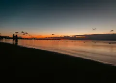 Beach Twilight Silhouette 1