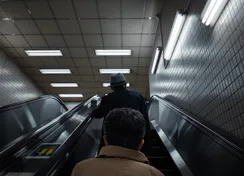 Subway Escalator Descent 1